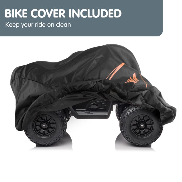 McLaren MCL35 Kids Toy Electric Quad Bike- Black Image 3