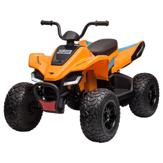 MCL35 McLaren Kids Toy Electric Quad Bike - Orange Image 16