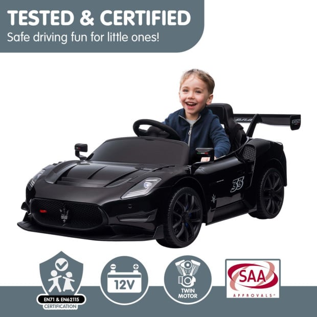 Kahuna Maserati MC20 GT2 Licensed Electric Kids Car - Black Image 9