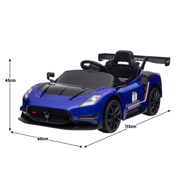 Kahuna Maserati MC20 GT2 Licensed Electric Kids Ride On Race Car - Blue Image 4