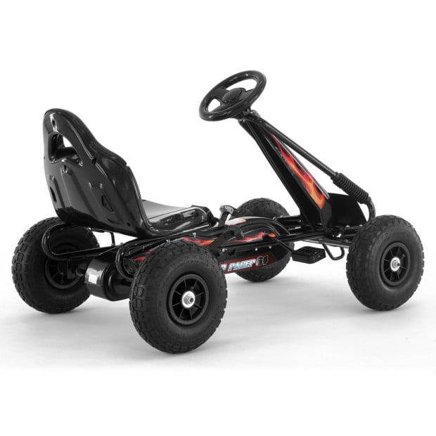 Kahuna G95 Kids Ride On Pedal-Powered Go Kart - Black Image 5