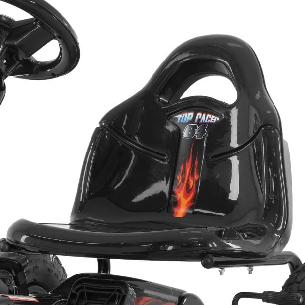 Kahuna G95 Kids Ride On Pedal-Powered Go Kart - Black Image 6