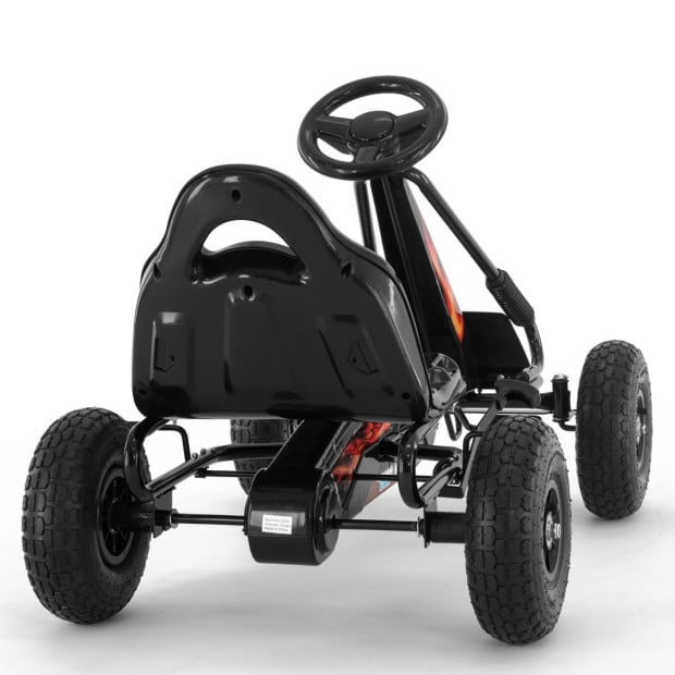 Kahuna G95 Kids Ride On Pedal-Powered Go Kart - Black Image 9