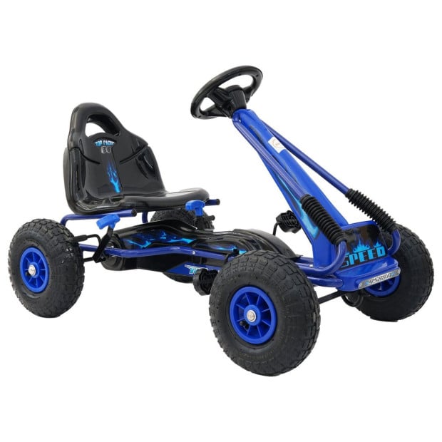 Kahuna G95 Kids Ride On Pedal Go Kart - Blue Image 4