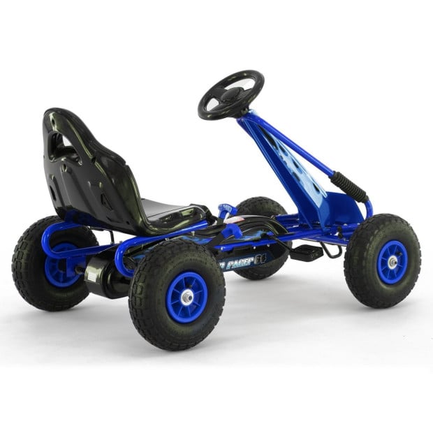 Kahuna G95 Kids Ride On Pedal Go Kart - Blue Image 5