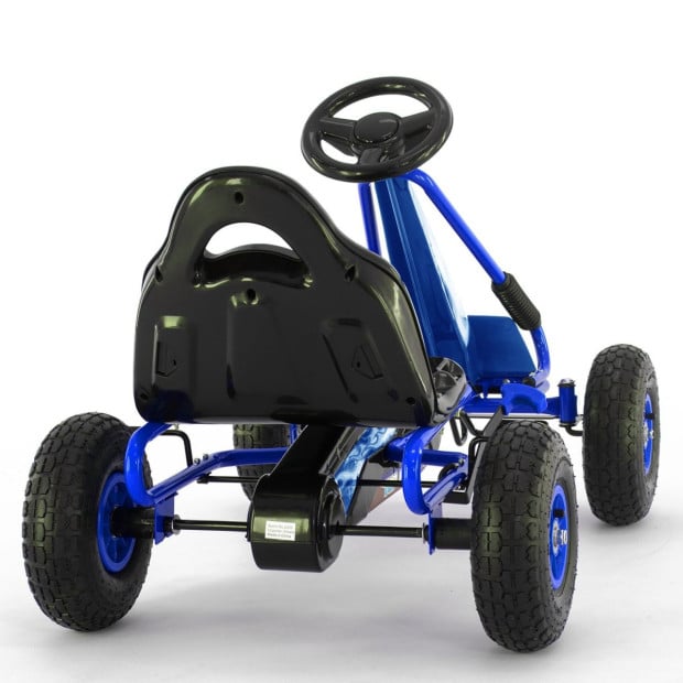 Kahuna G95 Kids Ride On Pedal Go Kart - Blue Image 9