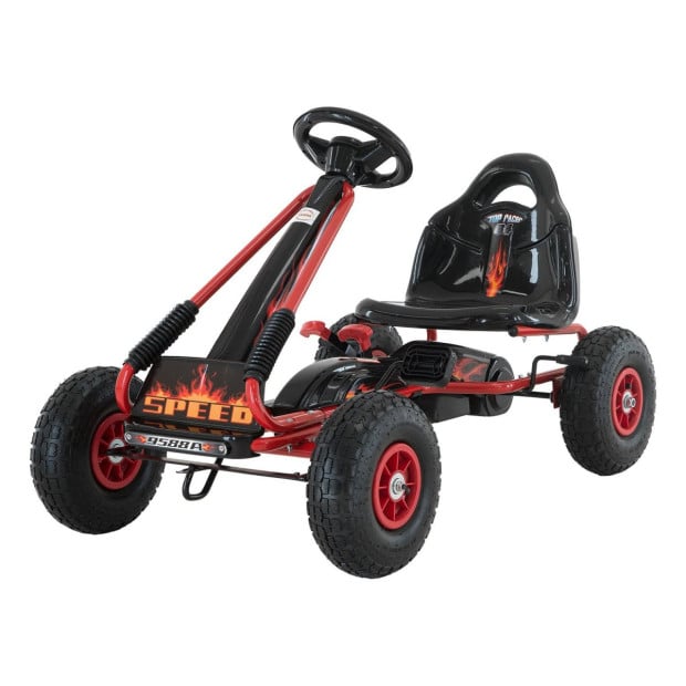 Kahuna G95 Kids Ride On Pedal-Powered Go Kart - Red Image 2