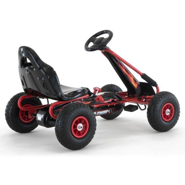 Kahuna G95 Kids Ride On Pedal-Powered Go Kart - Red Image 5