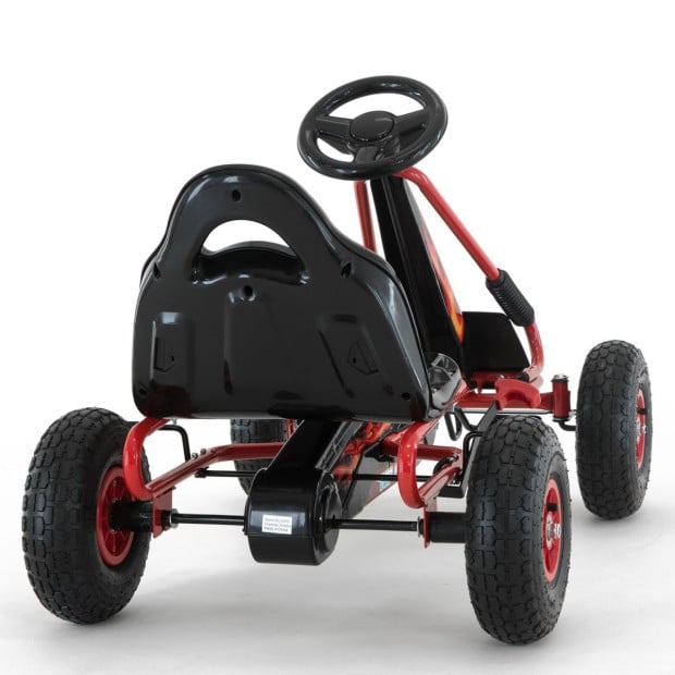 Kahuna G95 Kids Ride On Pedal-Powered Go Kart - Red Image 9