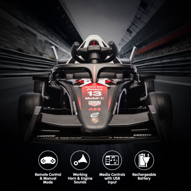 Porsche Formula E Kids Electric Ride-On Car with Remote Control Image 7