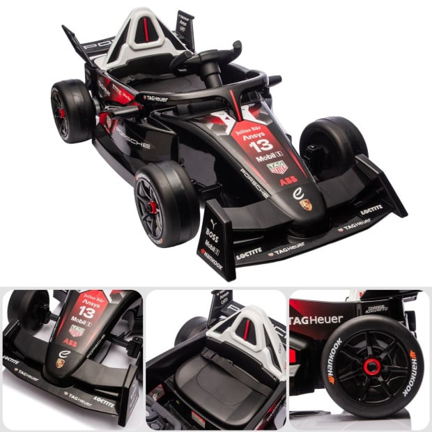 Porsche Formula E Kids Electric Ride-On Car with Remote Control Image 8