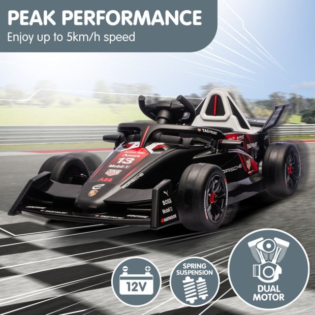 Porsche Formula E Kids Electric Ride-On Car with Remote Control Image 10