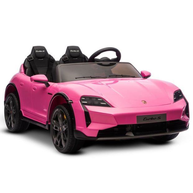 Porsche Taycan Turbo S Kids Electric Ride-On Car with Remote Control Image 2