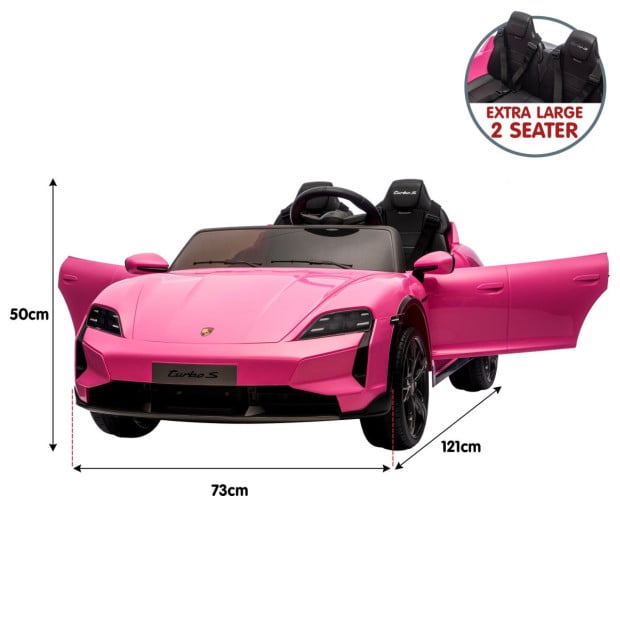 Porsche Taycan Turbo S Kids Electric Ride-On Car with Remote Control Image 4