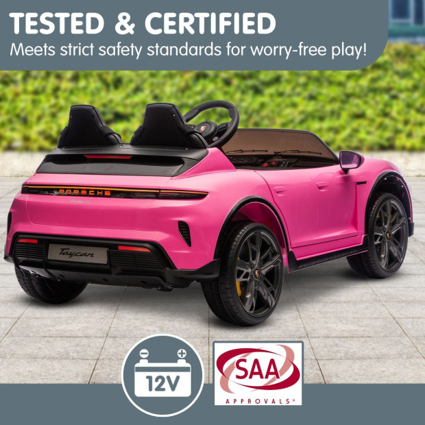 Porsche Taycan Turbo S Kids Electric Ride-On Car with Remote Control Image 10