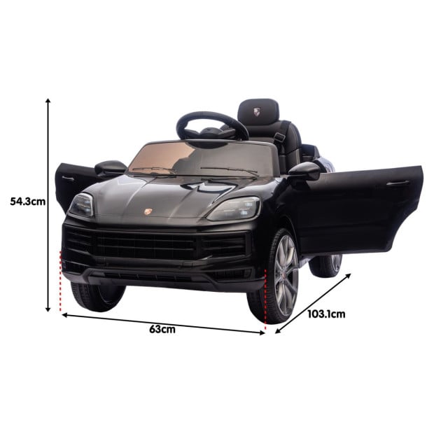 Porsche Cayenne E Hybrid Coupe Kids Electric Ride-On Car with Remote Control Image 4