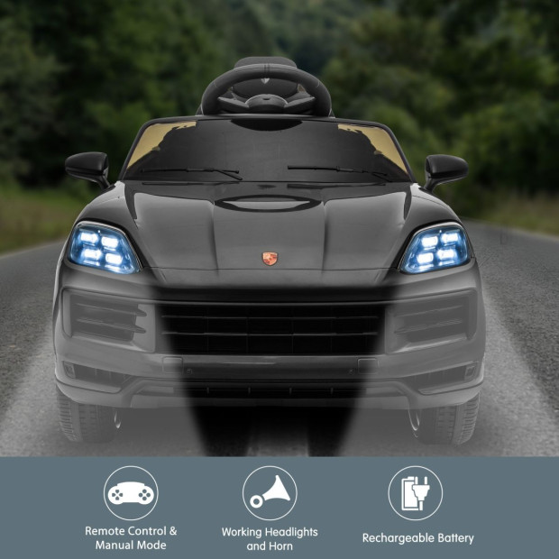 Kahuna Porsche Cayenne E Hybrid Coupe Kids Electric Ride-On Car with Remote Control Image 7