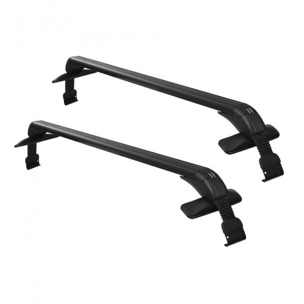 Car Roof Rack 100cm 75kgs Load Cross Bars Aluminium Adjustable Image 3