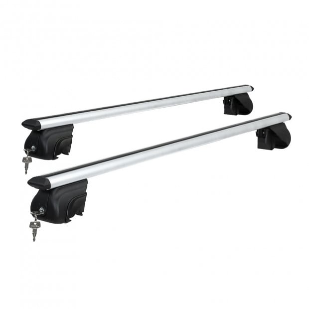 Universal Car Roof Rack 1390mm Cross Bars Aluminium Car 90kgs Image 3