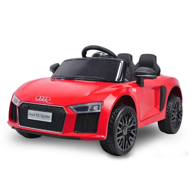 R8 Spyder Audi Licensed Kids Electric Ride On Car Remote Control Red Image 8