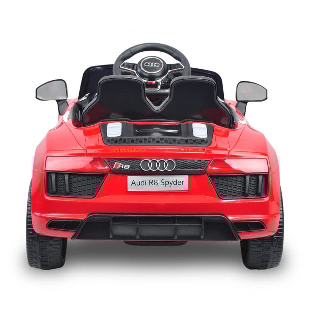 R8 Spyder Audi Licensed Kids Electric Ride On Car Remote Control Red Image 10