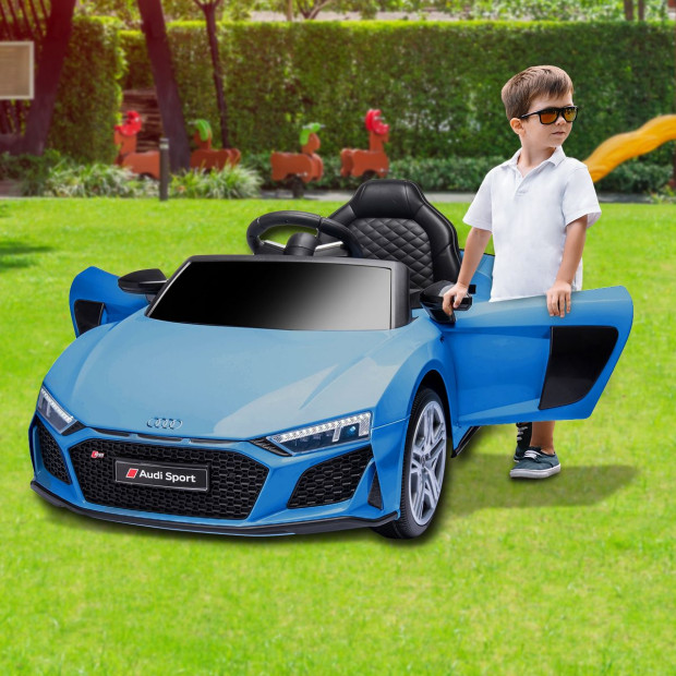 Audi Sport Licensed Kids Electric Ride On Car Remote Control Blue Image 10