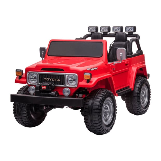 Licensed Toyota FJ-40 Electric Kids Car by Kahuna - Red Image 2
