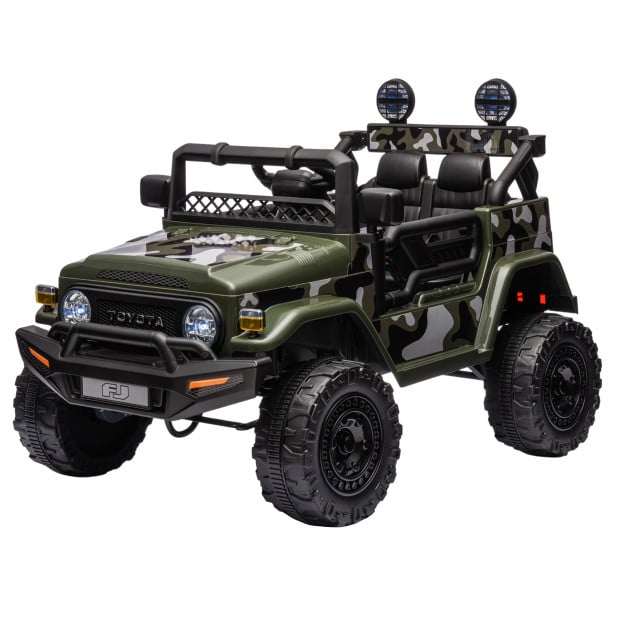 Authorized Toyota Electric Ride on Car FJ Cruiser Kids - Green Image 2