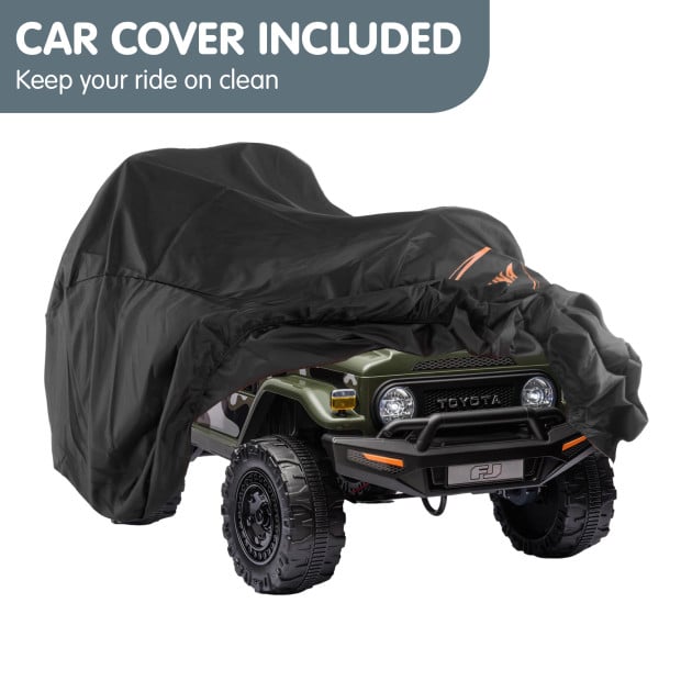 Authorized Toyota Electric Ride on Car FJ Cruiser Kids - Green Image 13