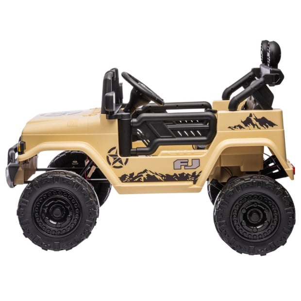 Authorized Toyota Electric Ride on Car FJ Cruiser Kids - Khaki Image 3
