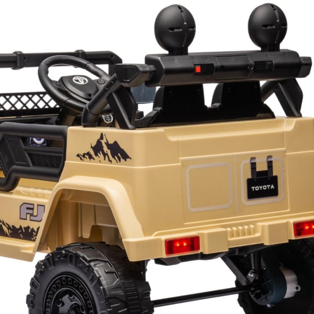 Authorized Toyota Electric Ride on Car FJ Cruiser Kids - Khaki Image 5