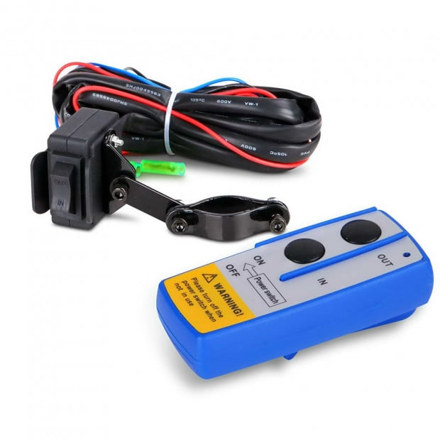 4500LBS Electric Winch ATV 4WD Steel Wire w/ Remote Image 2