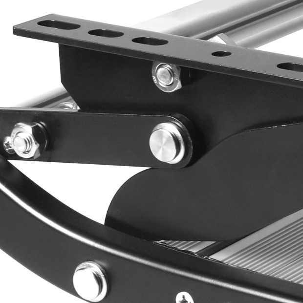 Caravan Step Aluminum Pull Out Folding Ladder Stool Trailer RV Parts Image 4