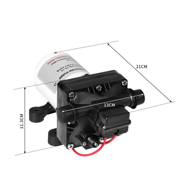 12V Water Pump Caravan High Pressure Motorhome Boat RV Camper Image 3