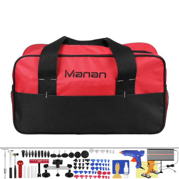 80pcs Paintless Dent Repair Removal Kit Car Tools Puller Lifter Bag Image 2