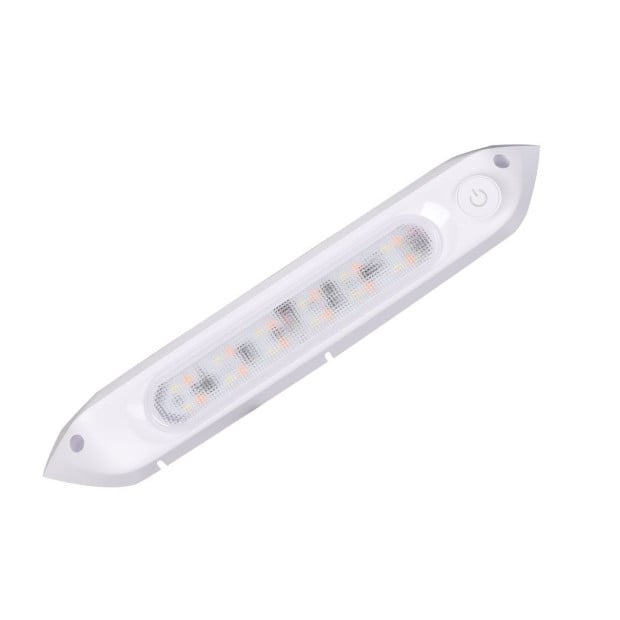 LED Awning Light Amber White 12V 24V Waterproof 287mm Caravan RV Exterior Image 2