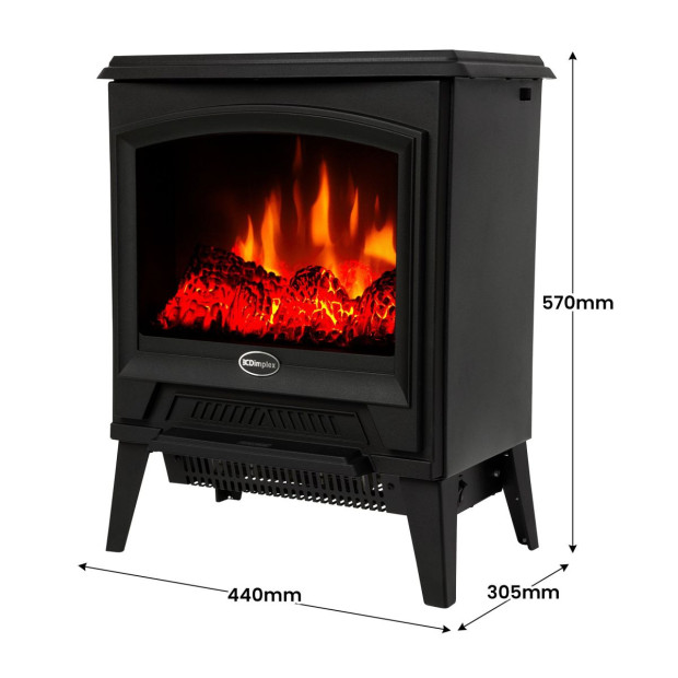 Dimplex 2kW Casper Optiflame Portable Electric Stove Image 4