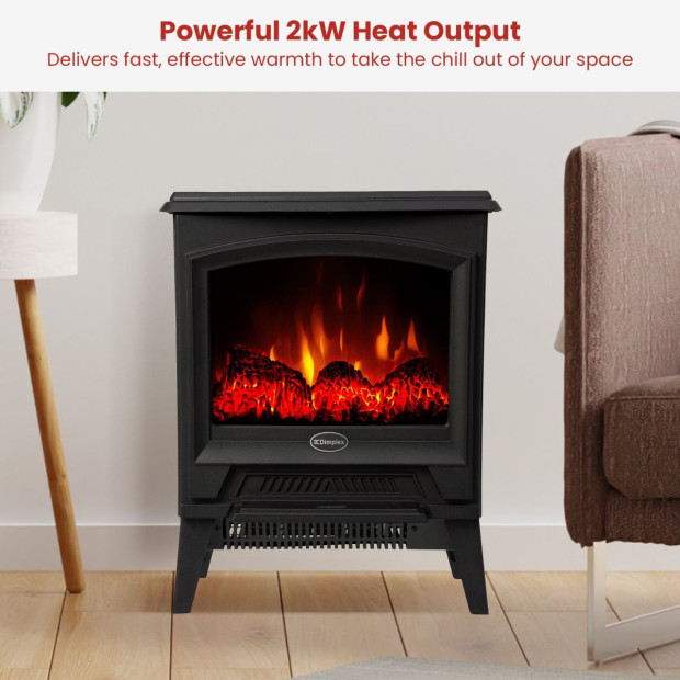 Dimplex 2kW Casper Optiflame Portable Electric Stove Image 7