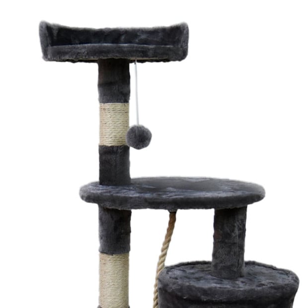 Furtastic 110cm Cat Tree Scratching Post - Dark Grey Image 3