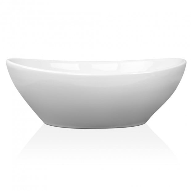 Ceramic Sink Round White 410 x 340 Image 3
