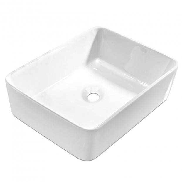 Ceramic Sink Rectangle White 