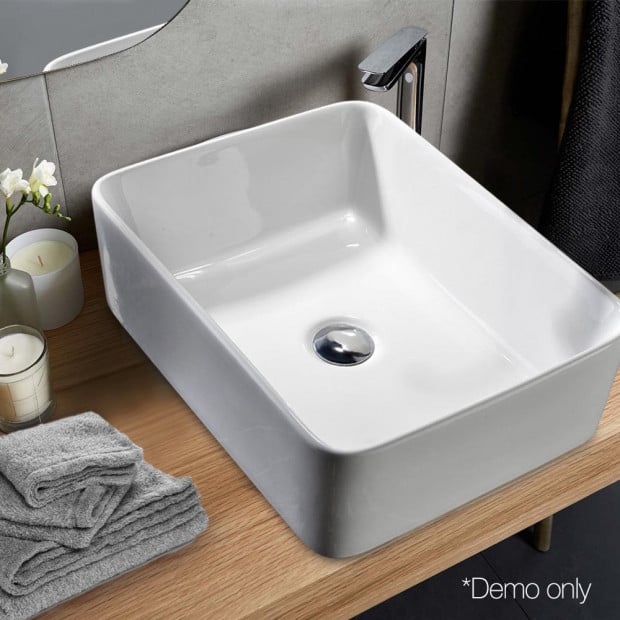 Ceramic Sink Rectangle White  Image 5