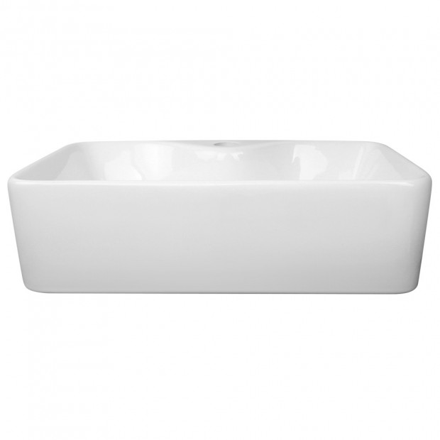Ceramic Sink Rectangle White 480 x 380 Image 3