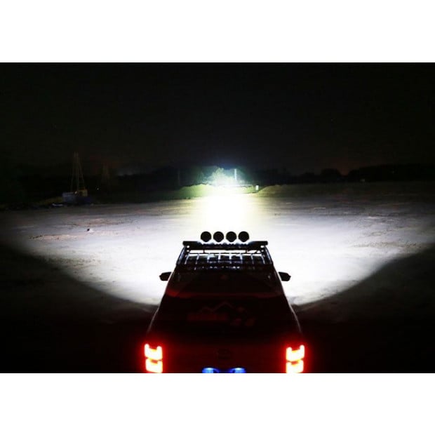 Cosmoblaze 9In Driving Lights Genuine Osram Led Pair Round Spot Image 2