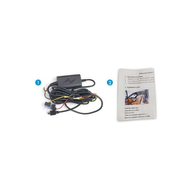 Car Dash Cam Hardwire Charger Power Adapter Fuse Kit Parking Micro USB Image 7