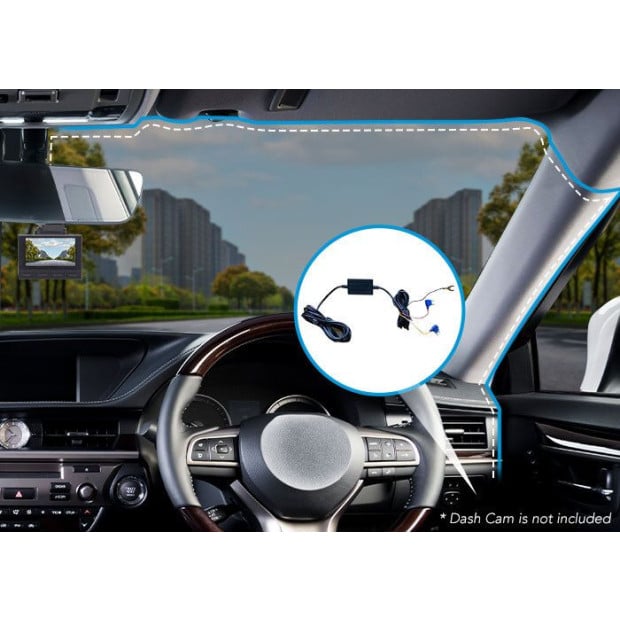Car Dash Cam Hardwire Charger Fuse Kit Micro USB 11.8V Image 2