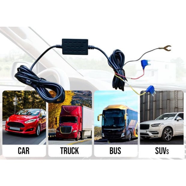 Car Dash Cam Hardwire Charger Fuse Kit Micro USB 11.8V Image 6