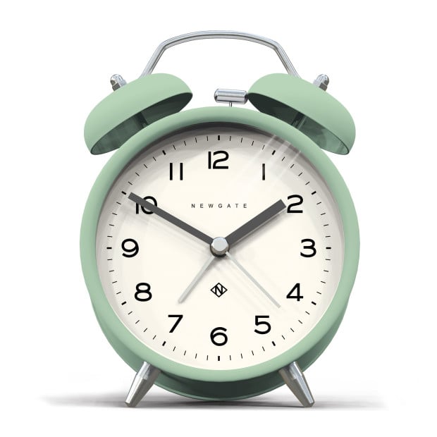 Newgate Charlie Alarm Clock Bell Echo Matte Neo Mint Image 2