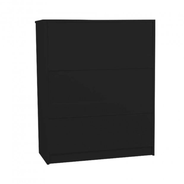 Tallboy Dresser 6 Chest of Drawers Cabinet 85 x 39.5 x 105 - Black Image 5
