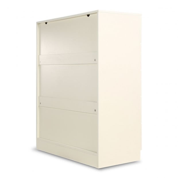 Sarantino Tallboy Dresser 6 Chest of Drawers Storage Cabinet 85x39.5x105cm Image 5